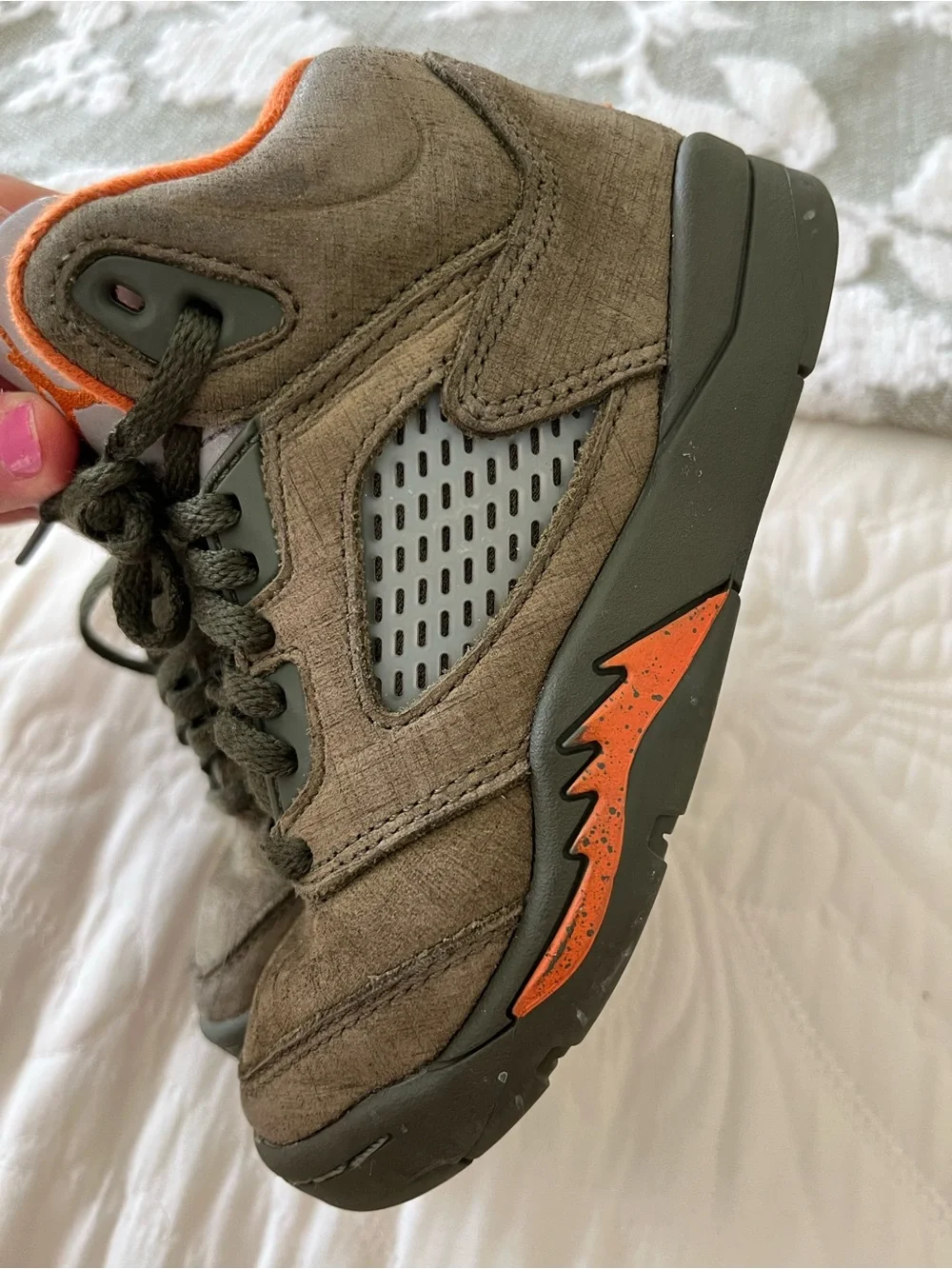 Jordan inner laces scuff